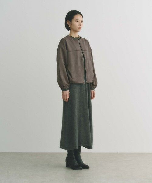 BIANCA / ビアンカ その他アウター | 【ON/OFF着回し】スエードライクジップアップブルゾン | 詳細8