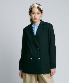 BIANCA / ビアンカ その他アウター | 【BAILA12月号掲載】【着回し抜群】洗えるダブルジャケット