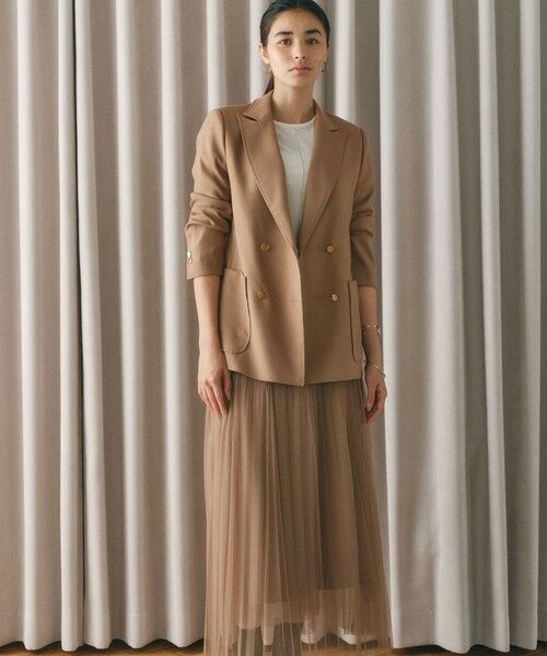 BIANCA / ビアンカ その他アウター | 【BAILA12月号掲載】【着回し抜群】洗えるダブルジャケット | 詳細4