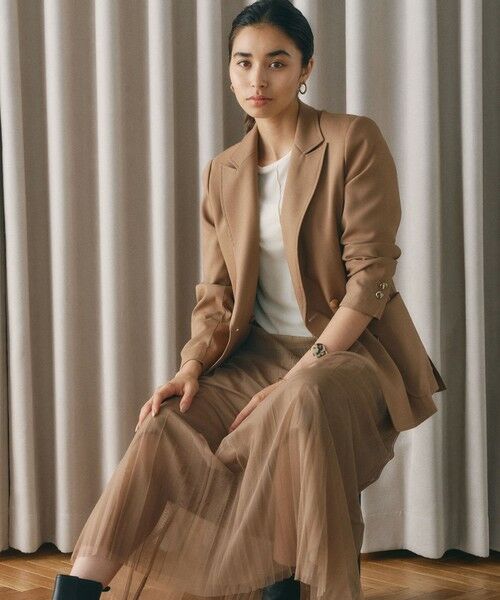 BIANCA / ビアンカ その他アウター | 【BAILA12月号掲載】【着回し抜群】洗えるダブルジャケット | 詳細5