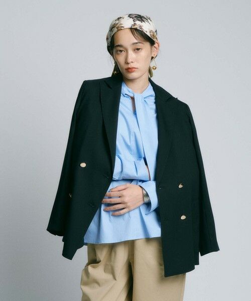 BIANCA / ビアンカ その他アウター | 【BAILA12月号掲載】【着回し抜群】洗えるダブルジャケット | 詳細8