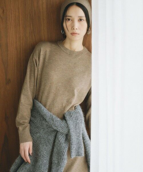 BIANCA / ビアンカ ロング・マキシ丈ワンピース | 【＠BAILA掲載】【ネック取り外し2WAY】ニットロングワンピース | 詳細2