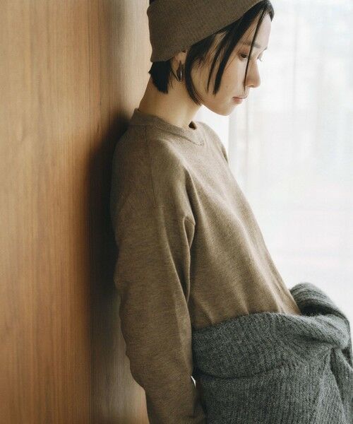 BIANCA / ビアンカ ロング・マキシ丈ワンピース | 【＠BAILA掲載】【ネック取り外し2WAY】ニットロングワンピース | 詳細3