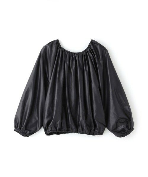 BIANCA / ビアンカ シャツ・ブラウス | 【BAILA12月号掲載】【BAILAコラボ企画】レザー見えバルーン3WAYブラウス | 詳細8