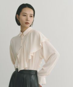 BIANCA / ビアンカ シャツ・ブラウス | 【2WAYでオンオフ楽しめる】ケープコンビブラウス