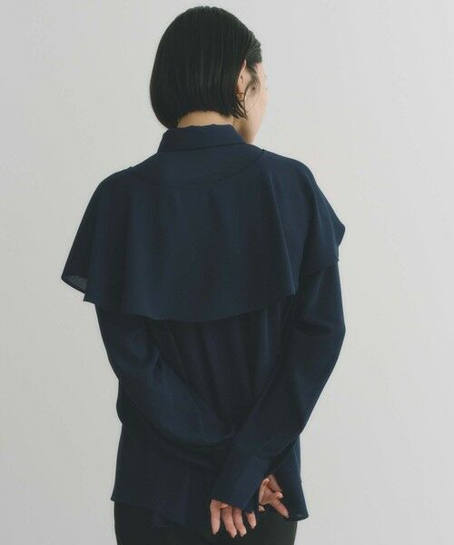 BIANCA / ビアンカ シャツ・ブラウス | 【2WAYでオンオフ楽しめる】ケープコンビブラウス | 詳細10