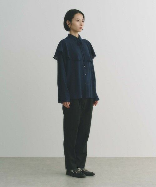 BIANCA / ビアンカ シャツ・ブラウス | 【2WAYでオンオフ楽しめる】ケープコンビブラウス | 詳細14