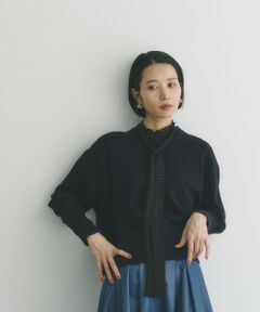 BIANCA / ビアンカ ニット・セーター | 【着回し抜群】スウェットライクニットプルオーバー