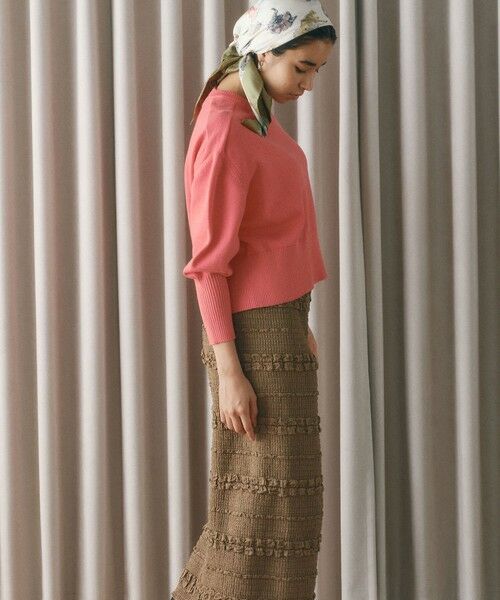 BIANCA / ビアンカ ニット・セーター | 【着回し抜群】スウェットライクニットプルオーバー | 詳細10