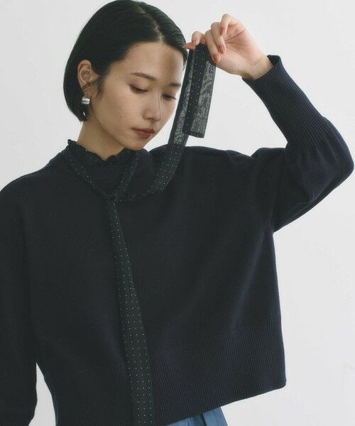 BIANCA / ビアンカ ニット・セーター | 【着回し抜群】スウェットライクニットプルオーバー | 詳細13