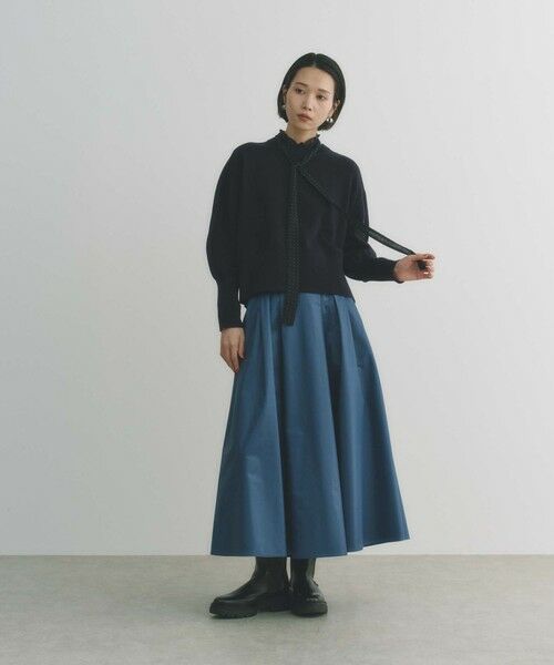 BIANCA / ビアンカ ニット・セーター | 【着回し抜群】スウェットライクニットプルオーバー | 詳細14