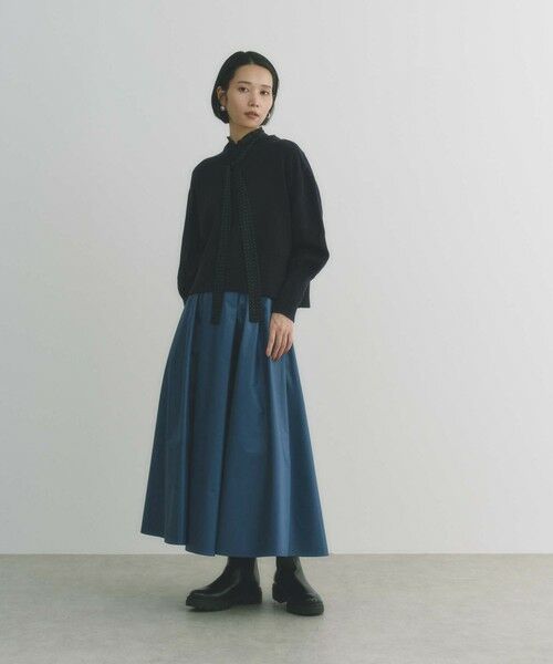 BIANCA / ビアンカ ニット・セーター | 【着回し抜群】スウェットライクニットプルオーバー | 詳細15