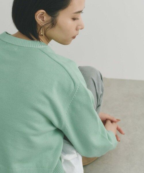 BIANCA / ビアンカ ニット・セーター | 【着回し抜群】スウェットライクニットプルオーバー | 詳細18