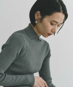 BIANCA / ビアンカ ニット・セーター | 【＠BAILA掲載】【スッキリ小顔見え】ネックポイントニットプルオーバー