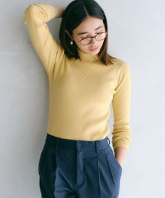 BIANCA / ビアンカ ニット・セーター | 【＠BAILA掲載】【スッキリ小顔見え】ネックポイントニットプルオーバー