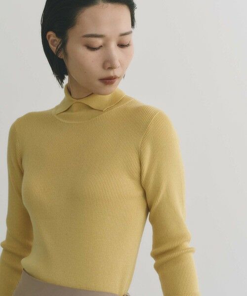 BIANCA / ビアンカ ニット・セーター | 【＠BAILA掲載】【スッキリ小顔見え】ネックポイントニットプルオーバー | 詳細16