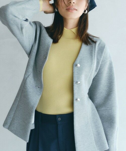 BIANCA / ビアンカ ニット・セーター | 【＠BAILA掲載】【スッキリ小顔見え】ネックポイントニットプルオーバー | 詳細23