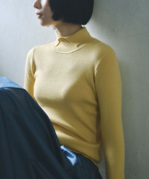 BIANCA / ビアンカ ニット・セーター | 【＠BAILA掲載】【スッキリ小顔見え】ネックポイントニットプルオーバー | 詳細25