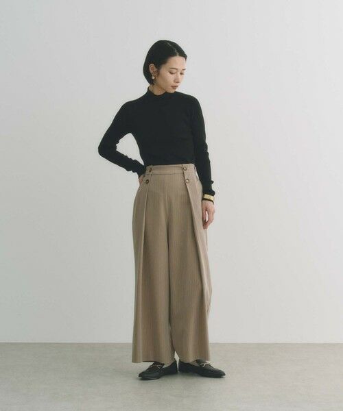 BIANCA / ビアンカ ニット・セーター | 【＠BAILA掲載】【スッキリ小顔見え】ネックポイントニットプルオーバー | 詳細7