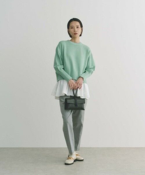 BIANCA / ビアンカ その他パンツ | 【美シルエット】ウールライク2タックパンツ | 詳細1