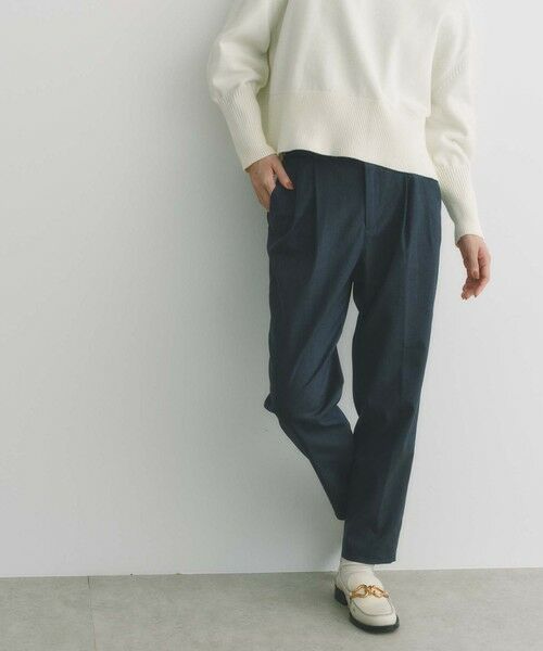 BIANCA / ビアンカ その他パンツ | 【美シルエット】ウールライク2タックパンツ | 詳細11