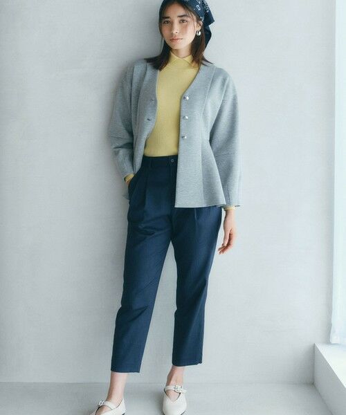 BIANCA / ビアンカ その他パンツ | 【美シルエット】ウールライク2タックパンツ | 詳細12