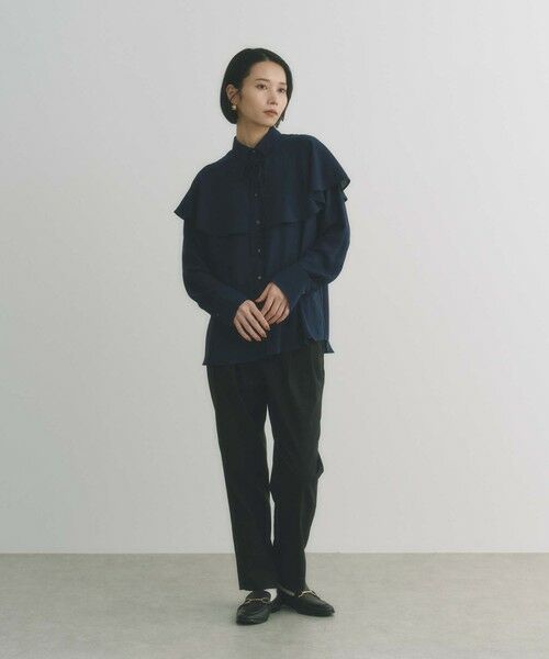 BIANCA / ビアンカ その他パンツ | 【美シルエット】ウールライク2タックパンツ | 詳細3