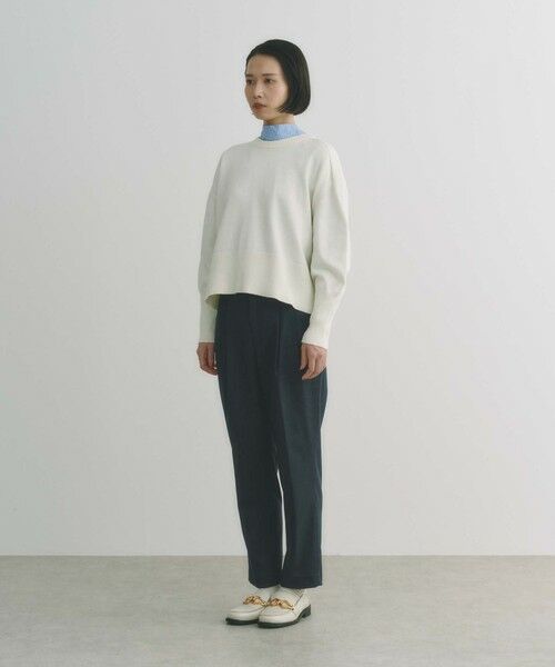 BIANCA / ビアンカ その他パンツ | 【美シルエット】ウールライク2タックパンツ | 詳細9
