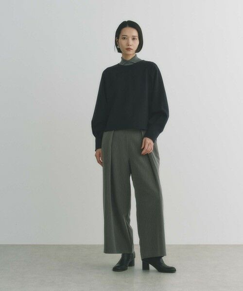 BIANCA / ビアンカ その他パンツ | 【BAILA12月号掲載】【体型カバー】フロントボタンパンツ | 詳細10