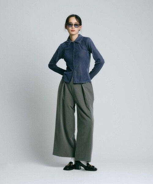 BIANCA / ビアンカ その他パンツ | 【BAILA12月号掲載】【体型カバー】フロントボタンパンツ | 詳細12