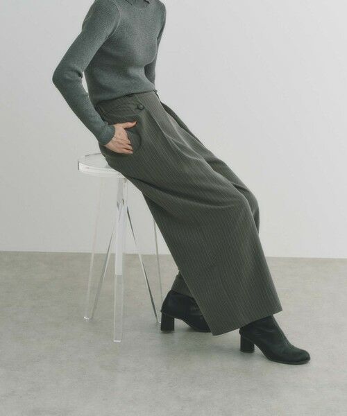 BIANCA / ビアンカ その他パンツ | 【BAILA12月号掲載】【体型カバー】フロントボタンパンツ | 詳細3