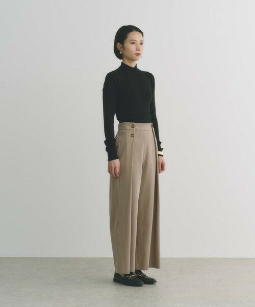 BIANCA / ビアンカ その他パンツ | 【BAILA12月号掲載】【体型カバー】フロントボタンパンツ | 詳細7