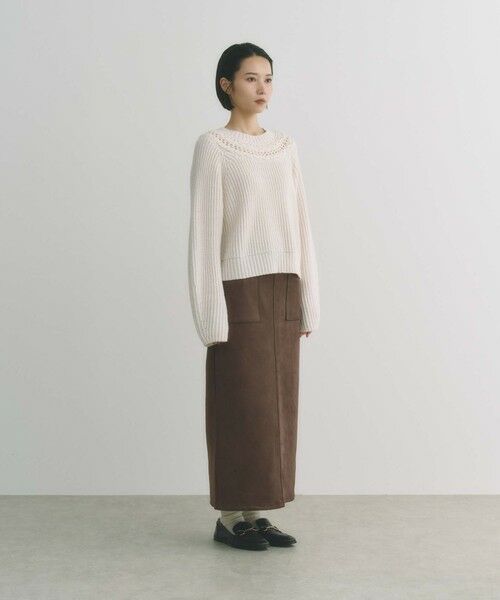 BIANCA / ビアンカ ロング・マキシ丈スカート | 【ON/OFF着回し】スエードライクタイトスカート | 詳細13