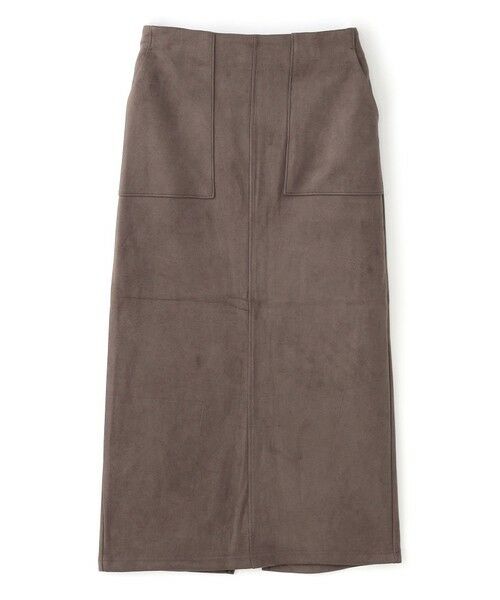 BIANCA / ビアンカ ロング・マキシ丈スカート | 【ON/OFF着回し】スエードライクタイトスカート | 詳細25