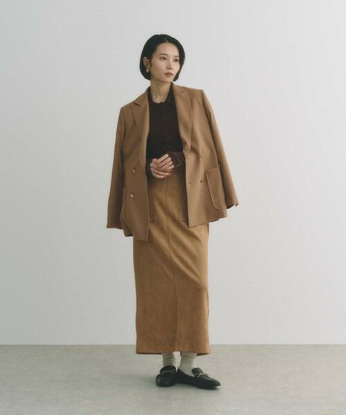 BIANCA / ビアンカ ロング・マキシ丈スカート | 【ON/OFF着回し】スエードライクタイトスカート | 詳細8