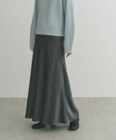 BIANCA / ビアンカ ロング・マキシ丈スカート | 【BAILA12月号掲載】【脚長効果抜群】マーメラインサテンスカート