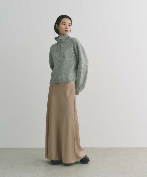 BIANCA / ビアンカ ロング・マキシ丈スカート | 【BAILA12月号掲載】【脚長効果抜群】マーメラインサテンスカート | 詳細10