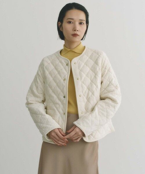 BIANCA / ビアンカ その他アウター | 【トレンドミックス】ベロアキルト　ショートコート | 詳細1