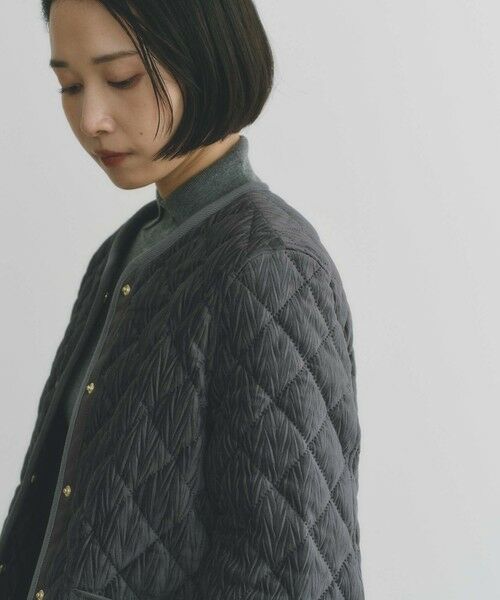 BIANCA / ビアンカ その他アウター | 【トレンドミックス】ベロアキルト　ショートコート | 詳細10