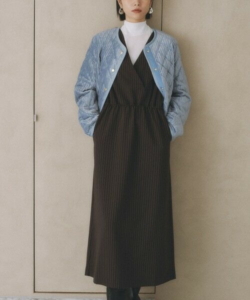 BIANCA / ビアンカ その他アウター | 【トレンドミックス】ベロアキルト　ショートコート | 詳細12