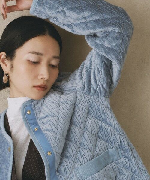 BIANCA / ビアンカ その他アウター | 【トレンドミックス】ベロアキルト　ショートコート | 詳細14