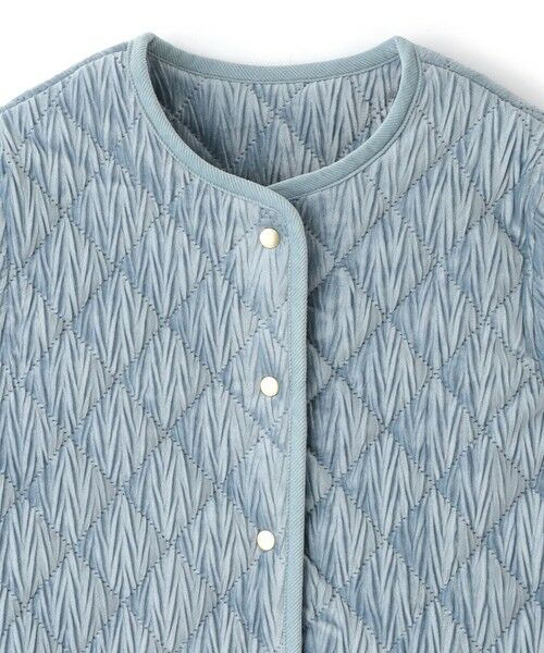 BIANCA / ビアンカ その他アウター | 【トレンドミックス】ベロアキルト　ショートコート | 詳細16