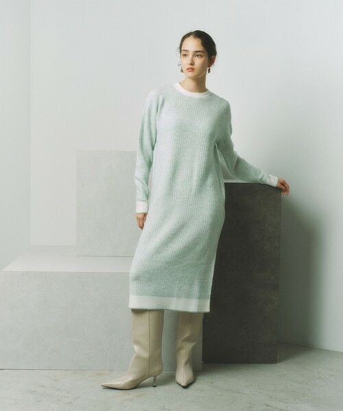BIANCA / ビアンカ ロング・マキシ丈ワンピース | 【1枚でコーデが完成】ニュアンスカラーニットワンピース | 詳細2