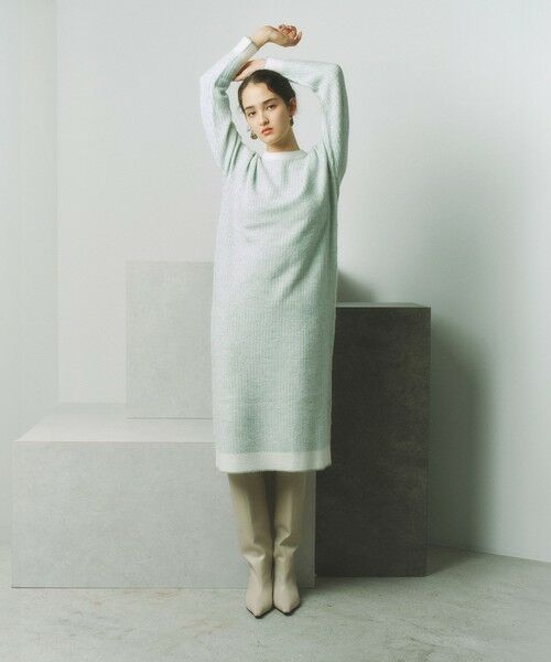 BIANCA / ビアンカ ロング・マキシ丈ワンピース | 【1枚でコーデが完成】ニュアンスカラーニットワンピース | 詳細3