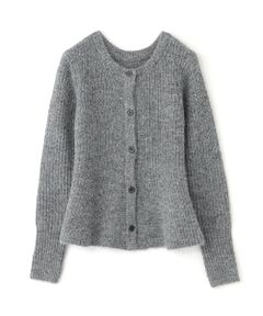 BIANCA / ビアンカ ニット・セーター | 【＠BAILA掲載】【美シルエット】ペプラムデザイン2WAYニットカーデ