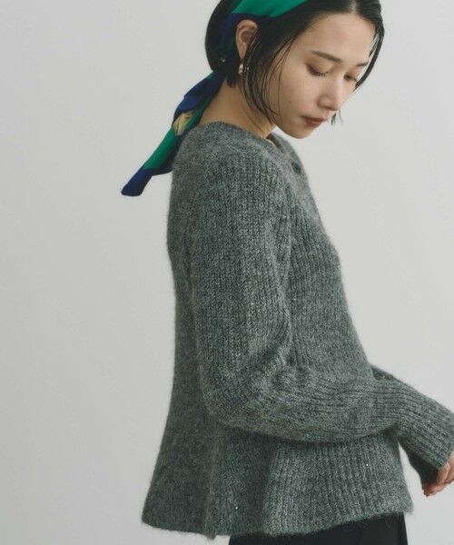 BIANCA / ビアンカ ニット・セーター | 【＠BAILA掲載】【美シルエット】ペプラムデザイン2WAYニットカーデ | 詳細11