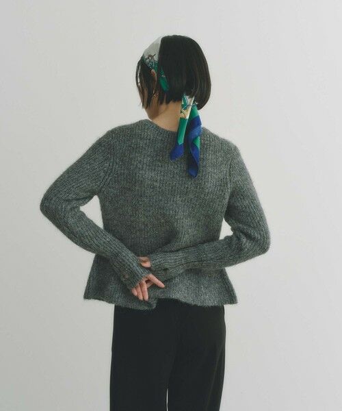 BIANCA / ビアンカ ニット・セーター | 【＠BAILA掲載】【美シルエット】ペプラムデザイン2WAYニットカーデ | 詳細13