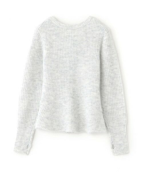 BIANCA / ビアンカ ニット・セーター | 【＠BAILA掲載】【美シルエット】ペプラムデザイン2WAYニットカーデ | 詳細15