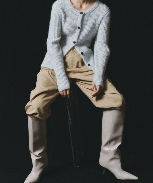 BIANCA / ビアンカ ニット・セーター | 【＠BAILA掲載】【美シルエット】ペプラムデザイン2WAYニットカーデ | 詳細4