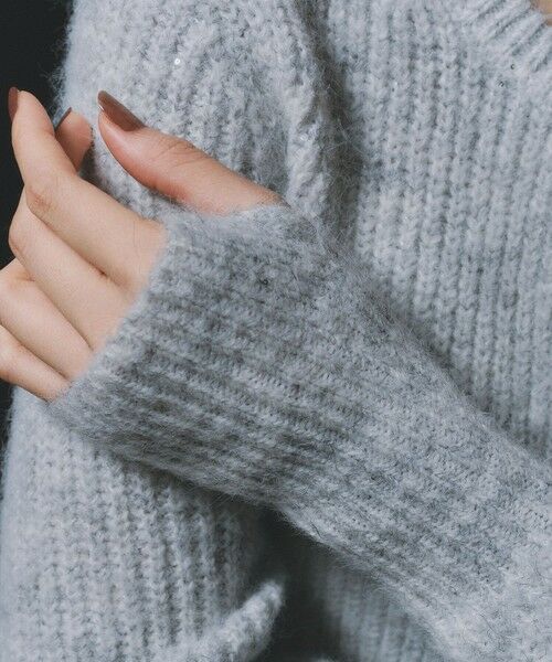 BIANCA / ビアンカ ニット・セーター | 【＠BAILA掲載】【美シルエット】ペプラムデザイン2WAYニットカーデ | 詳細5